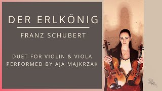 Der Erlkönig  Franz Schubert violinviola duet [upl. by Oicnaneb]