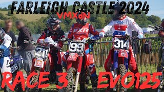 FARLEIGH CASTLE VMXdN 2024 EVO 125 Race 3 [upl. by Sisak]