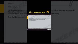 Why garena why [upl. by Timotheus]