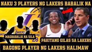 MGA RESBAK NA PLAYERS NG LAKERS MAGBABALIK NA LAGOT NALAKERS MAY MALAKAS NA PLAYER [upl. by Nwonknu233]