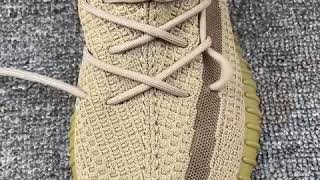 Yeezy 350v2 quotCinderquot Shoelaces method [upl. by Annoif]