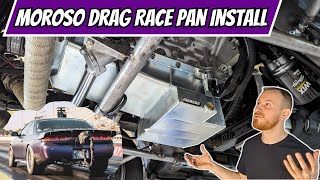 LSx Moroso Race Oil Pan Installed in a 240SX [upl. by Novyaj]