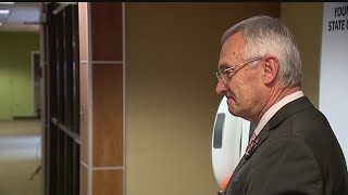 Youngstown State University community bids farewell to influential president Jim Tressel [upl. by Ellenuahs]