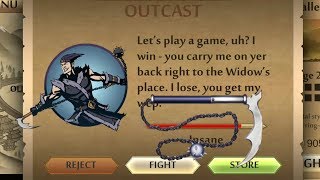 Shadow Fight 2 Special Edition  Act V  Challenger OUTCAST  Heavy Kusarigama 「Android Gameplay」 [upl. by Lohner]