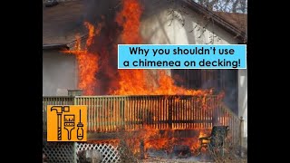 Why you shouldnt use a Chimenea on decking [upl. by Janel623]