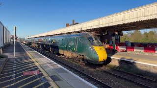 Class 59 220 221 800 802 trains amp A Network Rail Tamper  Taunton Station  180124 [upl. by Ellie]