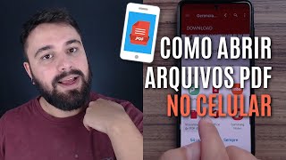 COMO ABRIR UM ARQUIVO PDF NO CELULAR [upl. by Vizza640]