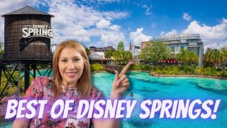 BEST Restaurants amp Snacks You Must Try at DISNEY SPRINGS  Walt Disney World [upl. by Oninotna]