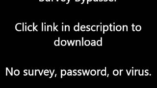 Latest Survey Bypassing Software  No password survey or virus [upl. by Keeryt364]