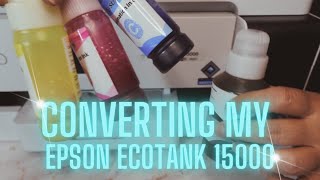 HOW I Converted My New Epson Ecotank 15000 DTF Printing Issues [upl. by Salguod]