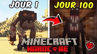 Jai survécu 100 jours dans le MOD le plus EFFRAYANT sur Minecraft Hardcore Fear Nightfall [upl. by Eulalie]