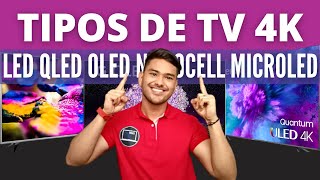 LED MINI LED NANOCELL OLED MICROLED QDOLED  TIPOS DE TV 4K [upl. by Haleigh]