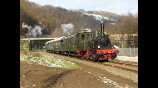 DE51674 Wiehl Wiehltalbahn Dampfzug Bergischer Löwe im Jahr 2023 [upl. by Sutniuq]