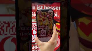 Vodafones GigaKombi campaign becomes an augmented reality experience on Giant Posters [upl. by Jillene]