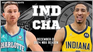 Charlotte Hornets vs Indiana Pacers Full Game Highlights  Dec 20  2024 NBA Season [upl. by Sandy]