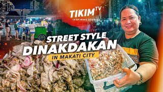 Street Style Pork DINAKDAKAN sa Makati  Lechon Pares  Ate Glendas dinakdakan Story  TIKIM TV [upl. by Eadahc]