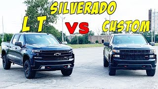 Silverado LT Vs Custom trim level DIFFERENCES explained [upl. by Anita]