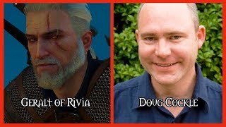 Characters and Voice Actors  The Witcher 3 Updated [upl. by Ebeohp]