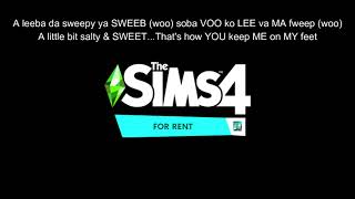 Candy Mind by SYA ft SENNA Simlish Version Simlish Lyrics amp English Lyrics [upl. by Christiane]