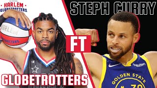 Globetrotters Teach Stephen Curry New Plays  Harlem Globetrotters [upl. by Boykins533]