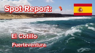 Spot  Report El Cotillo Fuerteventura Wellenspot und Lagune top zum Windsurfen und Kitesurfen [upl. by Ailegra11]