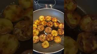 How to cook fried plantain banana coated with melted brown sugar [upl. by Siraved]