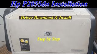 Hp Laserjet P2055dn Printer Installation  Hp p2055dn Printer Driver Install Kaise Kare [upl. by Noremak]