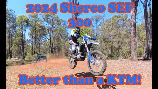 2024 Sherco SEF 300 Better than a KTM [upl. by Hancock765]