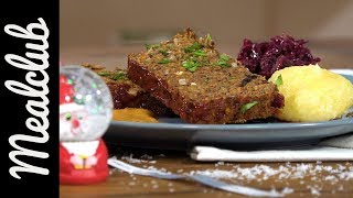 Veganer Braten mit Soße Weihnachtsessen  MealClub [upl. by Nodnerb]