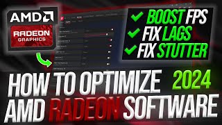 AMD Radeon Software BEST Settings For GAMING amp Performance  The Ultimate GUIDE 2024 ✅ [upl. by Reizarf]