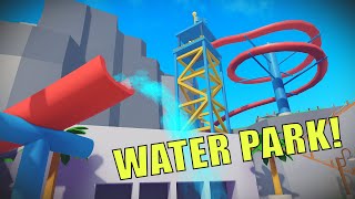 WATER PARK UPDATE 11  Resort Tycoon 2 [upl. by Alletsyrc]