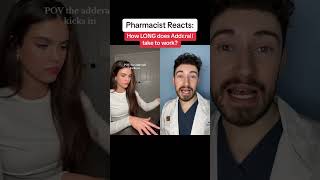 How LONG does ADDERALL take to work ⁉️ Pharmacist Reveals adderall adhd adhdmom pharmacy shorts [upl. by Wolfy]