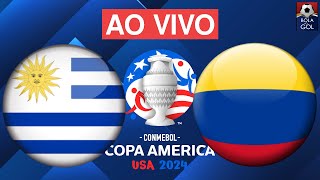 URUGUAI 0 X 1 COLÔMBIA  SEMIFINAL DA COPA AMÉRICA 2024  BANK OF AMÉRICA STADIUM [upl. by Tamberg356]