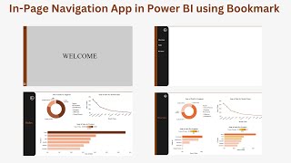 Build an InPage Navigation App in Power BI Using Bookmark 55 [upl. by Housum]