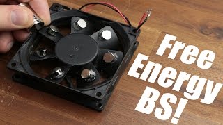 Free Energy BS  Magnet PC Fan Bedini Motor [upl. by Bria]