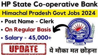 HPSCB Recruitment 2024  200 Clerk Posts [upl. by Ritter]