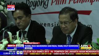 Yusril Ihza Mahendra dan Rizal Ramli Ikut Konvensi Rakyat [upl. by Notgnihsaw]