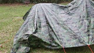 How to use a tarp as a tent on your motorcycle trip [upl. by Chrysler790]