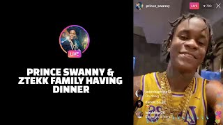 Prince Swanny takes out his Ztekk Family for dinner at C3 Complex ft Medz Boss [upl. by Alin820]