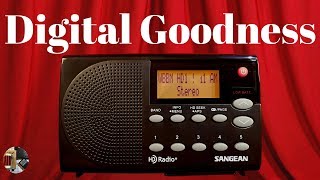 Sangean HDR14 AM FM HD Portable Radio Unboxing amp Review [upl. by Doloritas]