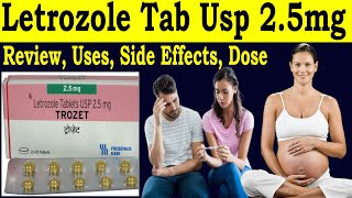 Letrozole tablets Usp 25 mg uses  Review Trozet 25 mg uses in urdu  Uses Side Effects Dose [upl. by Enillebyam241]