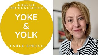 Learn How to Pronounce YOKE amp YOLK  American English Homophone Pronunciation Lesson learnenglish [upl. by Boyt]