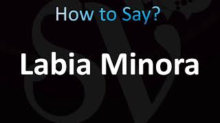 How to Pronounce Labia Minora CORRECTLY [upl. by Lourie]