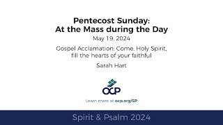 Spirit amp Psalm  Pentecost Sunday 2024  Year B  Gospel Acc  Hart [upl. by Rojas]