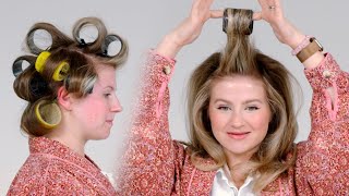 How To Use Hair Rollers for Big Volume [upl. by Verlie249]