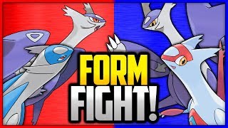 Mega Latios vs Mega Latias  Pokémon Form Fight [upl. by Neelyaj]