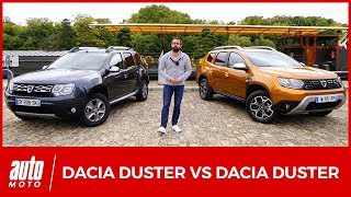 2018 Dacia Duster 2  le nouveau modèle affronte lancien COMPARATIF [upl. by Ceporah]