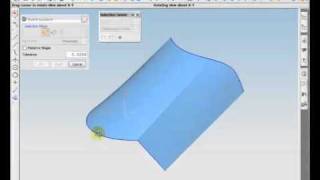 Unigraphics Tutorials Tutorial 14 surfaces [upl. by Elmore]