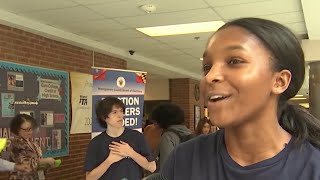 Young voters in Montgomery County learn the ropes to be poll workers  NBC4 Washington [upl. by Cirle810]