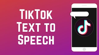 How to Use Text to Speech on TikTok [upl. by Sidnal]